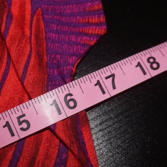 Vintage 80s Palm Leaf Dress - Picture 6 of 7